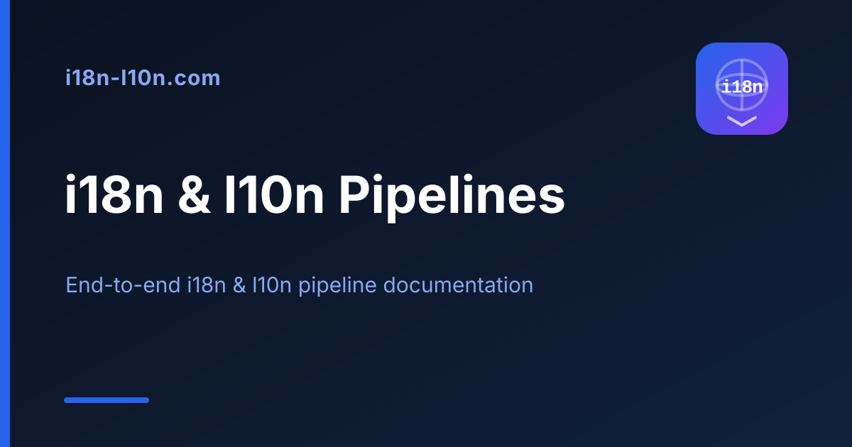 I18n String Internationalization & Localization Pipelines | i18n-l10n.com